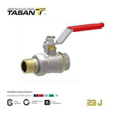 TASAN DN15 25mm ब्रास बॉल वाल्व फॉर मैनिफोल्ड्स वियर रेसिस्टेंस 23J