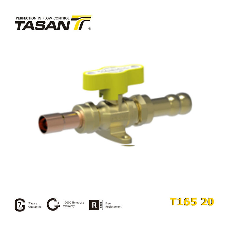 TASAN 1/2"X14mm / 16mm नली गैस लाइन बॉल वाल्व मैनुअल गैस वाल्व T165 20